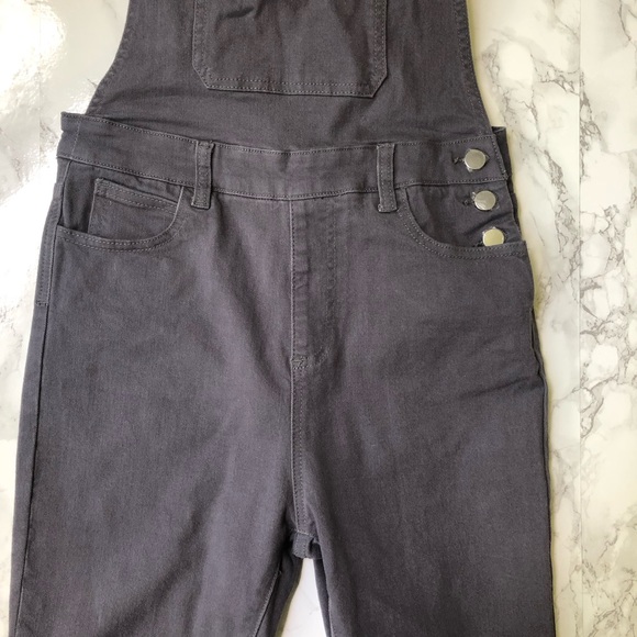 Weworewhat high rise skinny overalls - Picture 2 of 6
